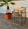 ALEOS. Bar Set - EDELSTAHL TEAK Bartisch Bistrotisch Produktbild-Vorschau 9
