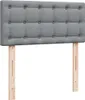 Boxspringbett mit Matratze Hellgrau 90x190 cm Stoff, Produktbild-Vorschau 7