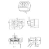 BACHMANN Multistecker 3xEuro, weiß 3x2,5A/230V Produktbild-Vorschau 2
