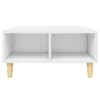 vidaXL Table basse blanche 60x60x30 cm Bois composite Voir les images du produit 4