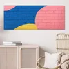 DEQORI Hybrid Leinwand Bild 125x50 cm 'Bogen & Blöcke' Produktbild-Vorschau 4