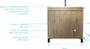 Meuble de salle de bains 80cm 2 Portes_Chêne Naturel + Voir les images du produit 4