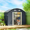 Outsunny tuinhuis van staal, 2,7 m², tuinhuis met Productafbeelding-voorbeeld 2