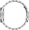 A side view of a silver analog watch with a metal band, presented on a white background. Náhled obrázku produktu