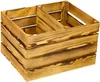 1 x Obstkistenregal geflammt Quer Weinregal Schuhhocker Produktbild-Vorschau 4