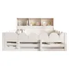 Lit bas pour enfant 140 x 190 cm, lit en bois avec sommier Voir les images du produit 13