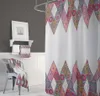Textil Duschvorhang 120x200 cm bunt Patchwork Mandala inkl. Produktbild-Vorschau 1