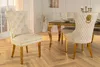 riess-ambiente Barock Stuhl CASTLE DELUXE beige Samt gold Produktbild-Vorschau 2