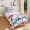 Squishmallows Bettwäsche Set 2-teilig 135x200 80x80 cm aus Produktbild-Vorschau 1