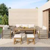 Set da giardino Fliek per 7 persone, set di mobili da Anteprima dell’immagine prodotto 1