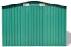 vidaXL Casetta da giardino in metallo verde 257 x 205 x 178 Anteprima dell’immagine prodotto 14