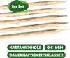 5 Stk. Pfähle aus Kastanie, Länge 150 cm, Durchmesser 6-8 Produktbild-Vorschau 1
