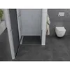 Mexen Pretoria Drehbare Duschtür 100 cm, Graphit, chrom - Produktbild-Vorschau 5