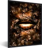 MuchoWow® Gerahmtes Poster Farbe - Frau - Luxus 60x80 cm - Produktbild-Vorschau 1