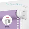 Estika Rollo ohne Bohren - 95 x 150 cm - Lila - Klemmfix Produktbild-Vorschau 3