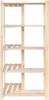 STOLMAK Holzregal Eckregal 83x170x38 cm Kiefernholz Produktbild-Vorschau 8