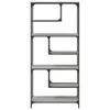 vidaXL Knihovna Grey Sonoma 81x36x176 cm Materiál na bázi Náhled obrázku produktu 5