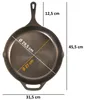 Mahlzeit Polierte Gusseisenpfanne mit Deckel, Ø 29,5 cm, Produktbild-Vorschau 7