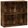 Bücherregal Räuchereiche 80x30x77 cm Holzwerkstoff Produktbild-Vorschau 1