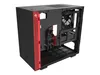 NZXT H210, Mini Tower, PC, Czarny, Czerwony, Mini-ITX, SGCC Podgląd zdjęcia produktu 3