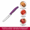 victorinox nože - Stolní nůž s vlnitou čepelí a fialovou Náhled obrázku produktu 3