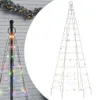 vidaXL Choinka LED na maszt 200 LED wielokolorowa 180 cm Podgląd zdjęcia produktu 1