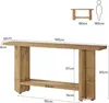 Tribesigns 150 cm Schmal Konsolentisch mit Ablage, Produktbild-Vorschau 7