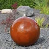 CLGarden Cortenstahl Kugelbrunnen 48cm Gartenbrunnen mit Produktbild-Vorschau 8
