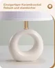 EDISHINE Keramik-Tischlampe, elegante und moderne Produktbild-Vorschau 3
