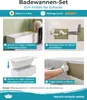 Calmwaters® Rechteck Badewanne Komplettset 170x75 cm mit Produktbild-Vorschau 2
