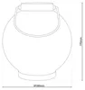 2er-Set LED Deko-/Solarleuchte l/b: 18cm weiß, Lampe für Produktbild-Vorschau 7