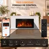 HOMAVO chimenea eléctrica 36 pulgadas con mueble 1000/2000 Vista previa de la imagen del producto 6