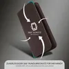 PURSE-CASE für Wiko View4 Lite, Farbe:Dunkelbraun Produktbild-Vorschau 4