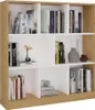 Libreria, rovere Artisan / bianco, 100 x 104 x 24 cm Anteprima dell’immagine prodotto 1