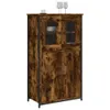 The Living Store Highboard Räuchereiche 62x32x106,5 cm Produktbild-Vorschau 4