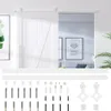 Kit Accessori per Porta Scorrevole 200 cm in Acciaio Bianco Anteprima dell’immagine prodotto 3