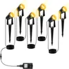 Jiubiaz 6tlg. LED Gartenstrahler mit Erdspieß, Produktbild-Vorschau 1