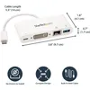 3-Port USB Hub Startech DKT30CDVPD Produktbild-Vorschau 5