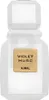 A white perfume bottle with a gold label. Anteprima dell’immagine prodotto