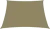 vidaXL Voile d'ombrage Oxford Tissu Carré 6x6 m Beige Voir les images du produit 10