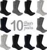 BRUBAKER 10 Paar Herrensocken in Geschenkbox - Komfort & Produktbild-Vorschau 2