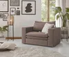 Loveseat Sessel "Pesaro" in braun Cord Loungesessel 125 cm Produktbild-Vorschau 3