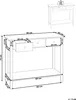 BELIANI Konsola biała MDF drewniane nogi 90 x 40 x 75 cm 3 Podgląd zdjęcia produktu 7
