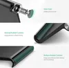 Close-up views of a phone stand highlighting its internal mechanisms and cushioning. Voir les images du produit