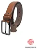 Echtleder Gürtel Herren 3.4 cm Breite,Klassisch 6 Produktbild-Vorschau 3