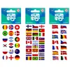 Stickerset für Kinder, Flaggenaufkleber Produktbild-Vorschau 2