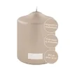 Fink CANDLE, metallic Stumpenkerze, Paraffin, stein, L. 8 Produktbild-Vorschau 3