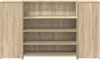 vidaXL Ontvangstbalie Sonoma-eikenhout, 180x50x103,5 cm, Productafbeelding-voorbeeld 5