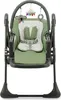 A baby high chair with toys hanging from the top. Produktbild-Vorschau