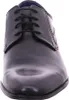 A close-up, front-facing view of a black leather dress shoe. Anteprima dell’immagine prodotto